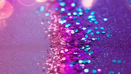 water drops on purple background