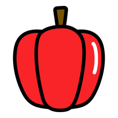 bell pepper vector illustration