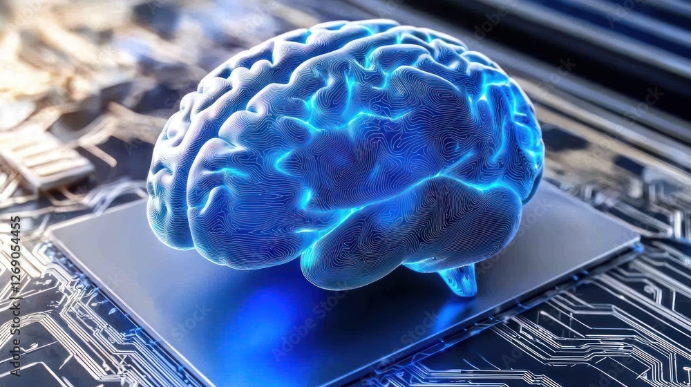 Poster exploring the intersection of ai and neuroscience