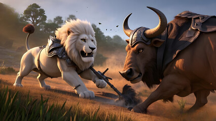 3D Cartoon Animal Drawing