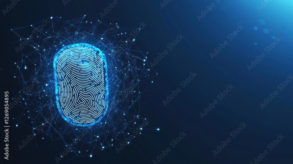 Aufkleber exploring the future of biometric security with fingerprint technology