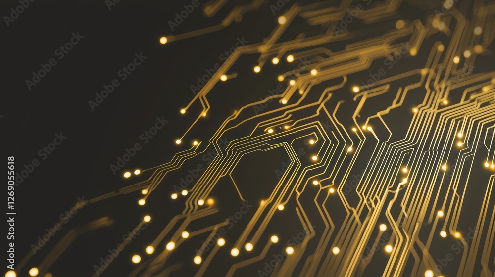 Poster exploring the intricacies of modern circuit design and technology
