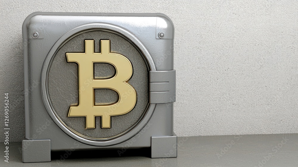 Poster understanding bitcoin and its secure storage solutions