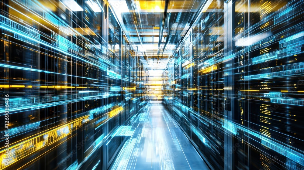Aufkleber exploring the future of data centers in a digital world