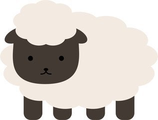baby cute sheep cartoon 