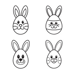 easter egg, bunny egg