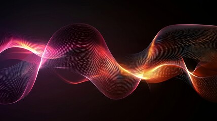 Obraz premium Abstract gradient design in deep burgundy hues with glowing light accents, perfect for minimalist product advertising displays