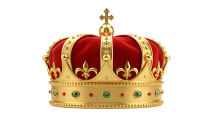 A shiny golden crown, a royal symbol of celebration