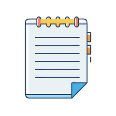 notes icon, notes vector illustration-simple illustration of notes, perfect for notes logos and icons