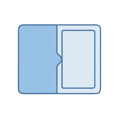 split screen icon, split screen vector illustration-simple illustration of split screen, perfect for split screen logos and icons