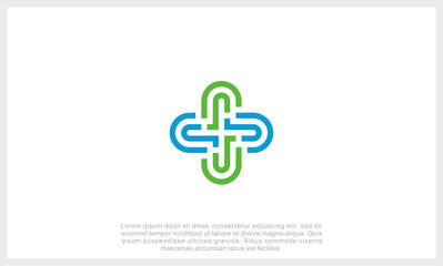 Health ,medical logo template vector illustration design
