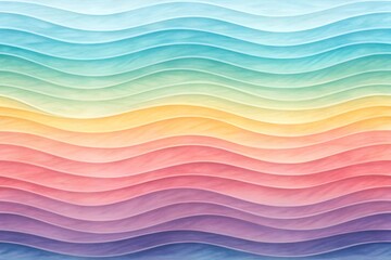 A Vibrant Display of Smooth Color Transitions in a Seamless Watercolor Gradient Format