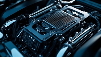 Fototapeta premium Vehicle High Performance Computer (HPC) 