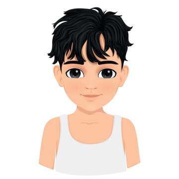 portrait of little boy in athlete