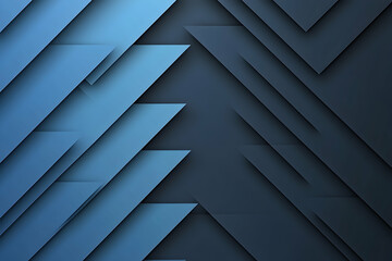 background with blue arrows on a dark gradient, vector illustration