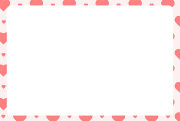 flat design love pattern illustration for poster or social media or pamphlet.