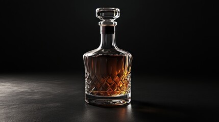 Decanter of Amber Liquid, Elegance in Glass