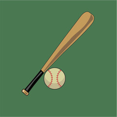 baseball or softball illustra...