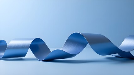 The elegant dance of the ribbon