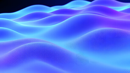 Obraz premium Abstract blue and purple backgrounds with flowing lines create a vibrant wave of color and light