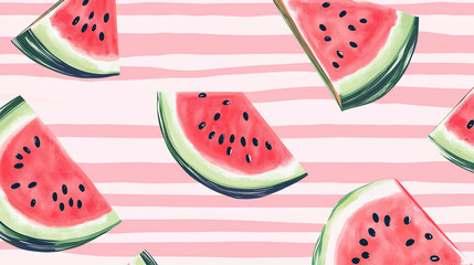 watermelon seamless pattern