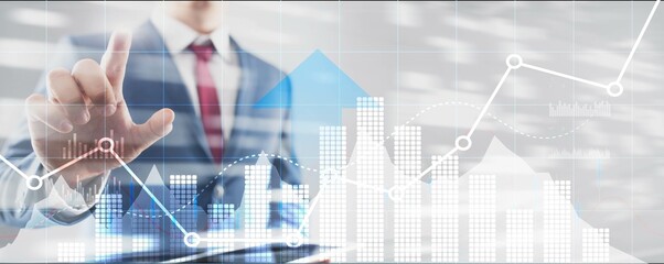 Business intelligence marketing finance management. Mixed Media