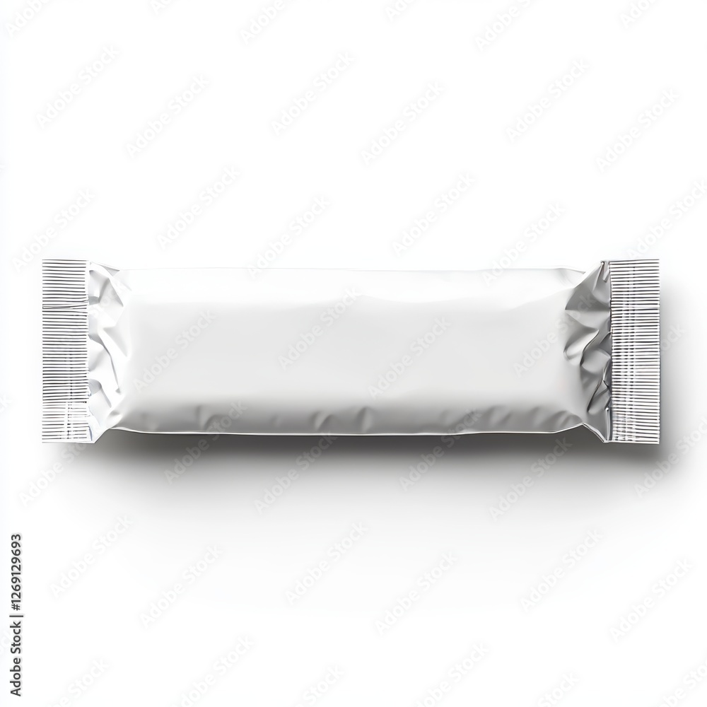 Poster isolated transparent background with a blank snack bar template