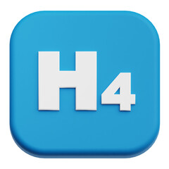 Obraz premium layout editor 3d icon isolated on the transparent background