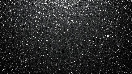 Radiant Black Glitter: Textured Summer Canvas for Branding Inspiration