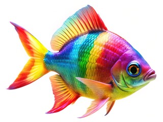 Rainbow Seaperch: A Colorful Underwater Masterpiece