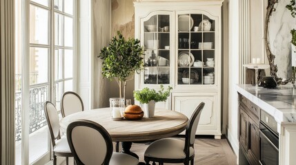 A durable, long-lasting dining table with strong chairs, designed for years of use.