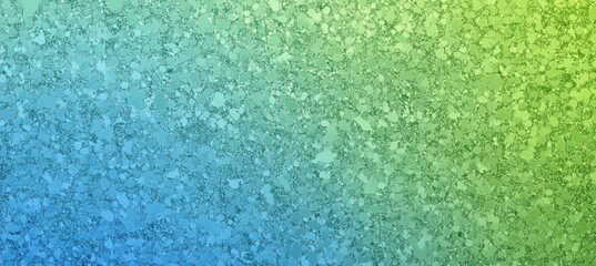 Abstract Blue and Green Gradient Texture Background Image with Speckled Pattern