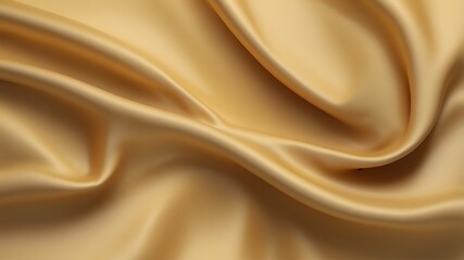 Fototapeta premium Smooth elegant golden cloth abstract background. Textile background. Cloth wallpaper. Graphics design element.