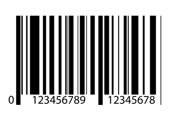 vector bar cod. Barcode illustration. Clipart isolated on transparent background.