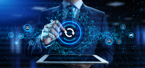 Update Software Upgrade Application new version on virtual screen.