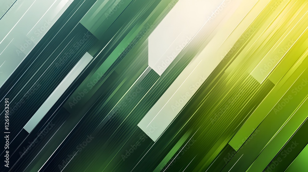 Poster geometric lines sports background texture modern abstract green background with lines and squares in