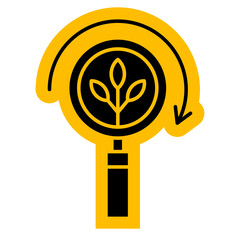 Autotroph proses icon, Plant, Leaf