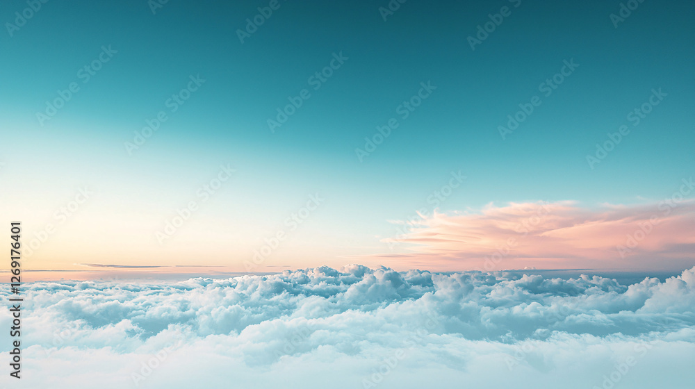 Poster visual serenity and tranquility create an ethereal escape for peaceful exploration and inspiration.