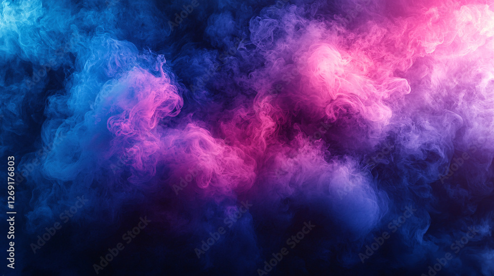 Aufkleber mystical visual and ethereal explosion of fluid movement creates dynamic and aesthetic illumination.