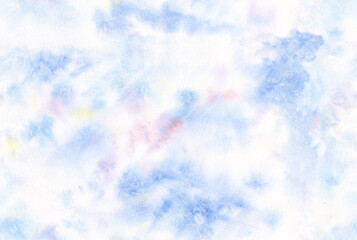 watercolor seamless texture of abstract blue and white background