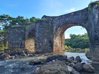 Old Bridge Built during the Spanish Period in the Philippines