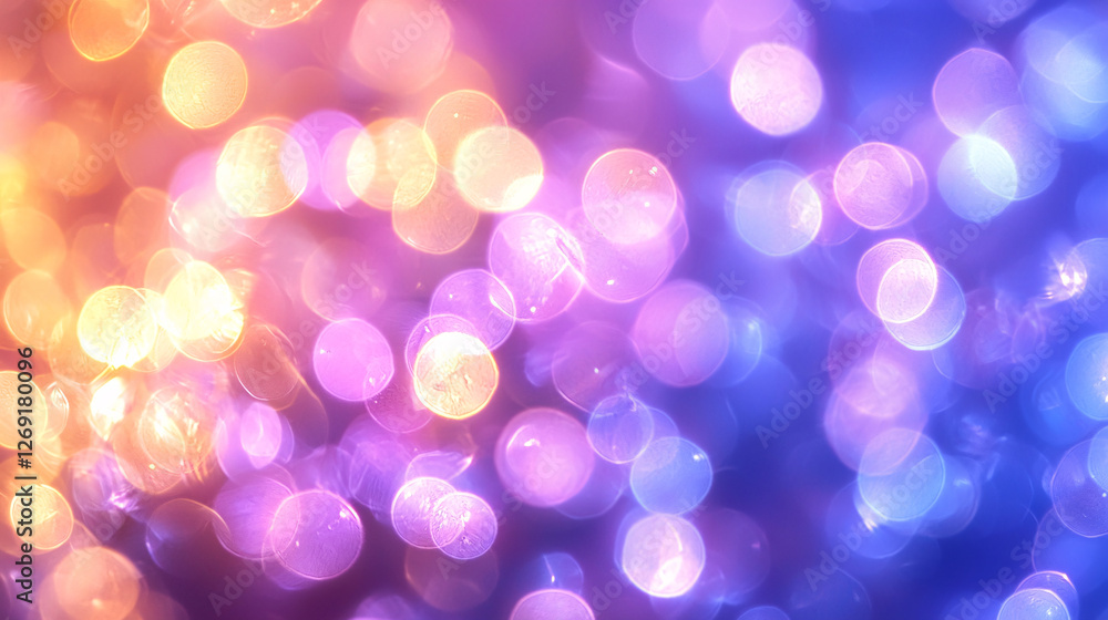 Aufkleber abstract bokeh background with vibrant colors and soft focus.