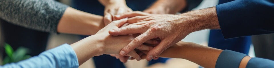 People forming a united front, demonstrating unity and solidarity