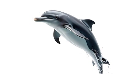 Fototapeta premium Diverse Set of Isolated Animals on White Background