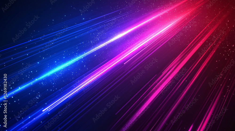 Poster visual sparkle effects and radiant illumination create a dynamic and exciting aesthetic atmosphere.