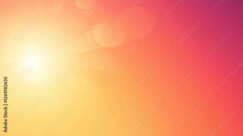 Poster warmth visual harmony and illumination create a vivid and dynamic atmosphere of peaceful sunshine.