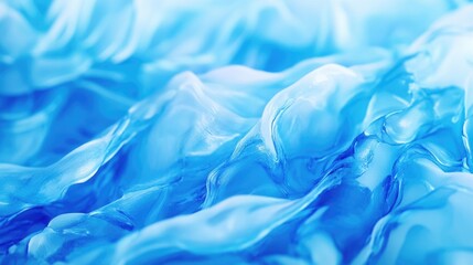 A close-up shot of a blue liquid substance with no context or additional information