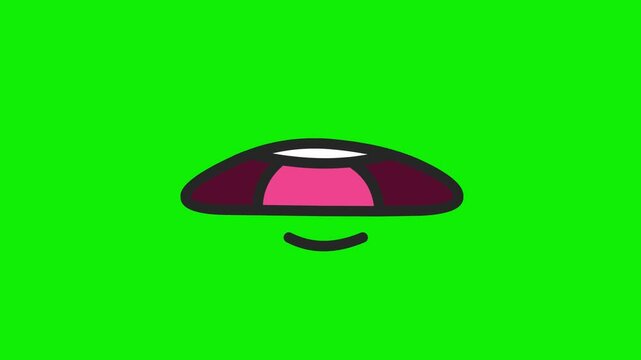 Cartoon Character Mouth Lip Sync On Green Screen 2D Animation | loopable animation lip sync | female, male, cartoon lip sync | speaking mouth lip | cartoon mouth lip sync