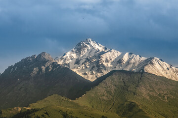Fototapeta premium mountain landscape with clouds