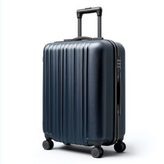 Sleek modern suitcase featuring ergonomic telescopic handle, durable impact-resistant shell, and compact travel-ready form. Built for both business and leisure journeys.